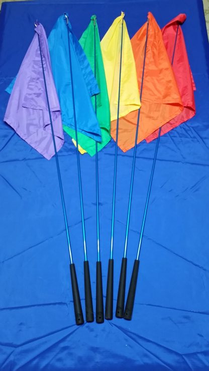 Blue Carbon Fiber Shaft Flags